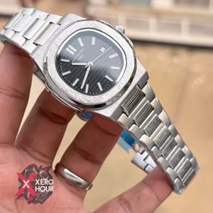 PatekPhilippe | Nautilous | Sweep movement | Quartz | Black Dial_img_6