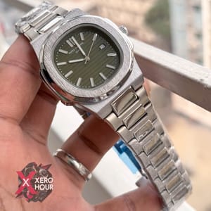 PatekPhilippe | Nautilous | Sweep movement | Quartz | Green Dial_img_6
