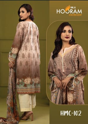 Pakistani  3-Piece Hooram Exclusive (HMC-102)_img_1