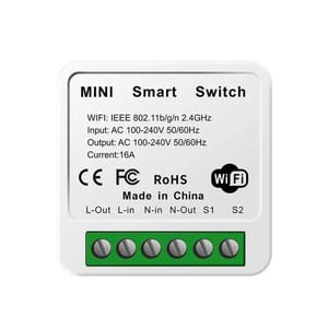 10A/16A Smart Home Automation ON/OFF Mini Smart Wifi Breaker DIY Switch Support 2 Way Control Tuya Smart Wifi Switch_img_0