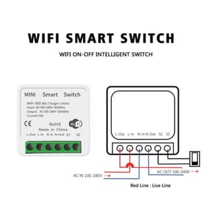 10A/16A Smart Home Automation ON/OFF Mini Smart Wifi Breaker DIY Switch Support 2 Way Control Tuya Smart Wifi Switch_img_13