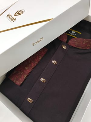 Ajwah Deep Maroon Majesty Panjabi_img_0