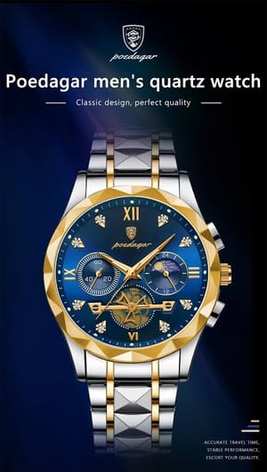 Poedagar 996 cronograph active men's watch_img_1