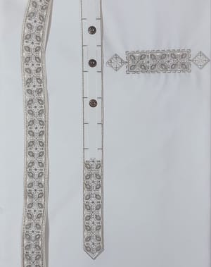LUXURY EMBROIDERIES Panjabi [WHITE LOVER]_img_1