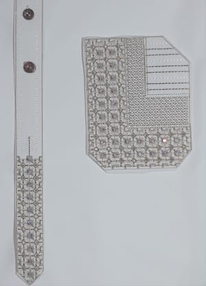 Pakistani Stylish Panjabi & Trouser (Unstitches)_img_2