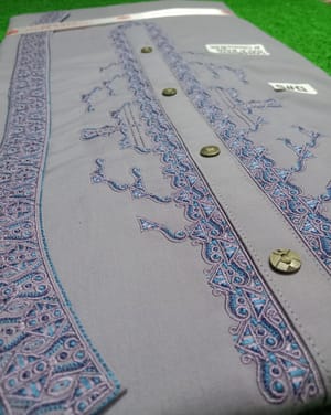 LUXURY EMBROIDERIES Panjabi [Light Purple]_img_0