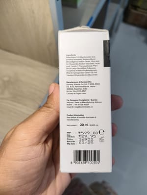 Minimalist Vitamin C + E + Ferulic 16% Face Serum 20ml_img_1