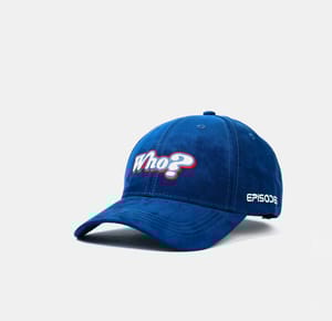 Episodes 'who?' Navy Suede Cap