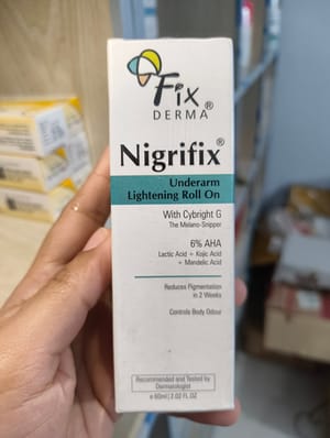 Fixderma Nigrifix Underarm Lightening Roll On 60ml_img_1