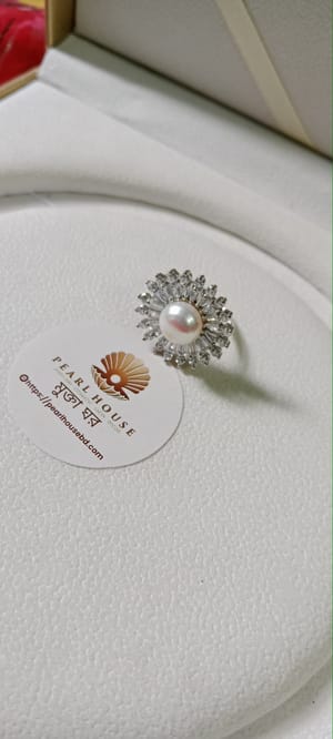 Pearl Adjustable Finger Ring_img_0