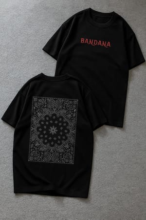 Printed Drop Shoulder