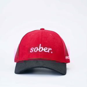 Episodes Sober Red Suede Cap_img_2