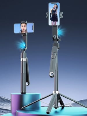 YE Q515 Extendable 71″ Ai Face Tracking Gimbal Selfie Stick Tripod