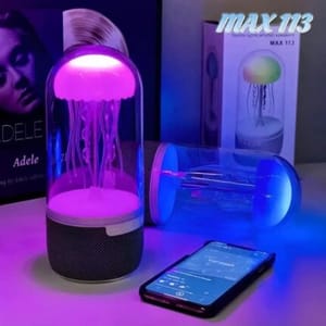 Max113 Bluetooth Jellyfish Speaker with Colorful Lights