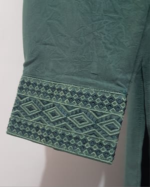 Premium Embroidery Punjabi (Green)_img_3