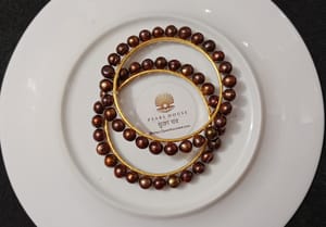 Coffee colour Pearl Bangles_img_2