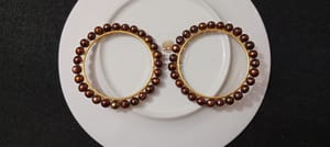 Coffee colour Pearl Bangles_img_3