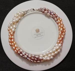 4 Layer Multi colour Pearl Necklace_img_0