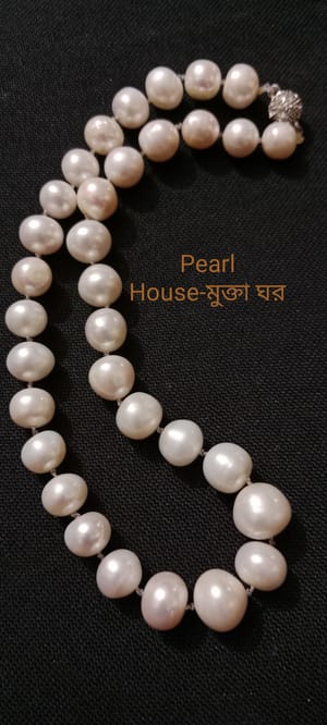 12 to 14 mm Size White colour Pearl Necklace_img_1