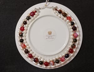 Exclusive Pearl & Stone combination 3 Layer Necklace_img_1