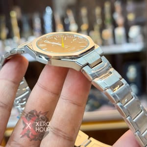 Edifice Master Grade || Japan Movement | Chain Style | Silver with black yellow accent_img_1