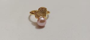 Pearl Adjustable Finger Ring_img_0
