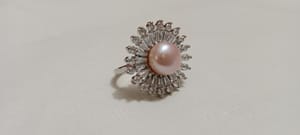 Pearl Adjustable Finger Ring_img_1