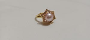 Pearl Adjustable Finger Ring_img_0