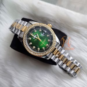 Rolex Day Date || Dual Tone || Stone Green || AA+ Grade_img_1