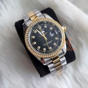 Rolex Day Date || Dual Tone || Stone Black || AA+ Grade_img_0