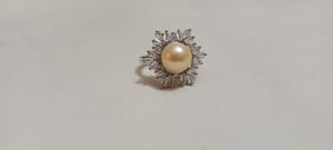 Pearl Adjustable Finger Ring_img_1