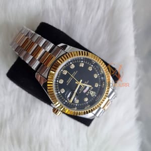 Rolex Day Date || Dual Tone || Black || AA+ Grade_img_1