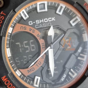 G shock || Digital & Analog Dial | Black & Orange_img_2
