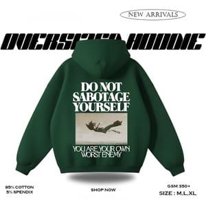SABOTAGE PREMIUM OVERSIZED HOODIE