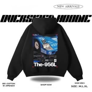 THE 956L OVERSIZED PREMIUM BLACK HOOIDE