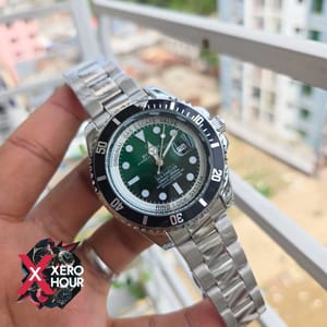 Rolex Sea-Deweller || Version 2 || Silver Black Green Dial ||_img_2