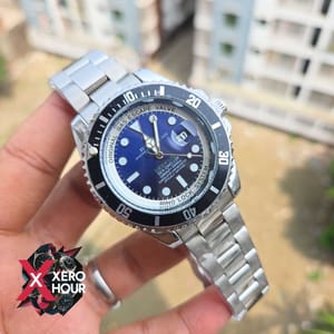 Rolex Sea-Deweller || Version 2 || Silver Black Bezel Blue Black gradiant ||_img_0