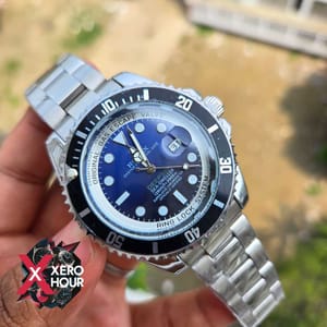 Rolex Sea-Deweller || Version 2 || Silver Black Bezel Blue Black gradiant ||_img_1