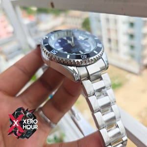 Rolex Sea-Deweller || Version 2 || Silver Black Bezel Blue Black gradiant ||_img_3