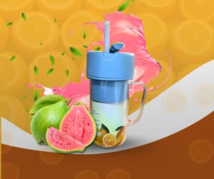 Rechargeable Cup Juice Blender with Straw