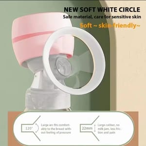 Electric Breast Pump for Hands Release Milk Suction Machine Backflow Resistance Automatic Breast Pump Low Noise 2 Modes_img_4