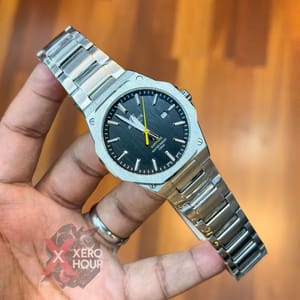 Edifice Master Grade || Japan Movement | Chain Style | Silver with black yellow accent_img_0