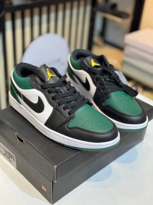 Jordan 1 Low Green Toe (1:1)