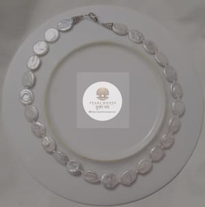 White Coin Pearl Necklace_img_3