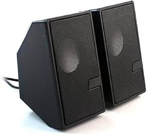 D7 Multimedia Wired Mini USB Speaker For Computer - Black_img_1