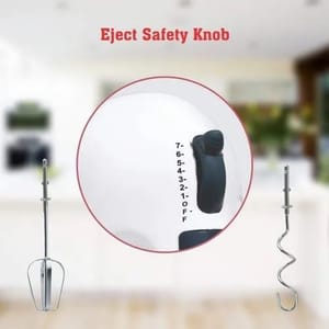 ABS Shine White Scarlett Hand Mixer-7 Speed Egg Beater With Chrome Beater Hand Blender_img_4