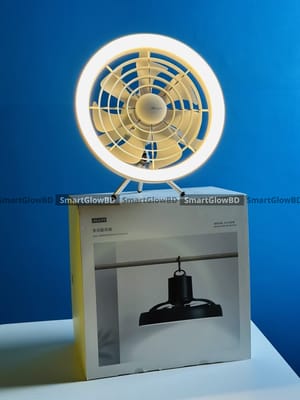 JISULIFE FA17 Rechargeable Fan with LED Light