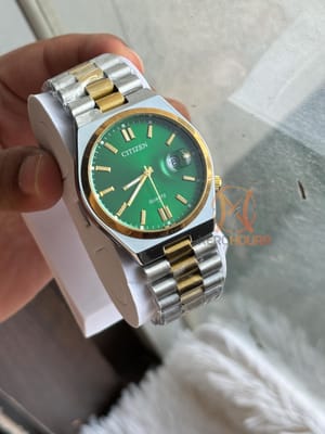 Citizen Tsuyosa || Dual Tone || White | Blue | Green Dial_img_2