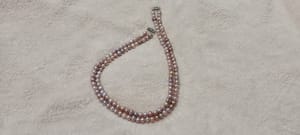 Exclusive Levender colour 2 Layer Pearl Necklace_img_1
