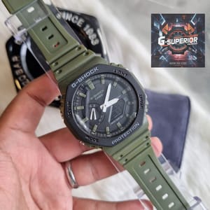 G-Shock || GA2100 || Green Army ||_img_0